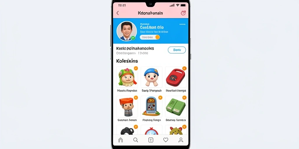 Screenshot menampilkan sistem upgrade karakter yang menarik.