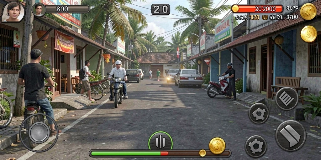 Ilustrasi komunitas gamer yang aktif dan saling berbagi.