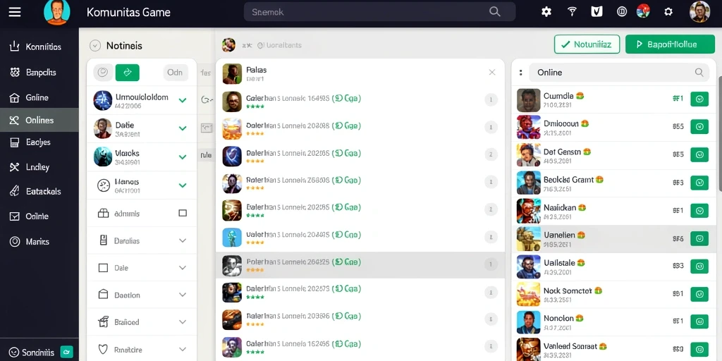 Fitur multiplayer yang memungkinkan interaksi dengan pemain lain.