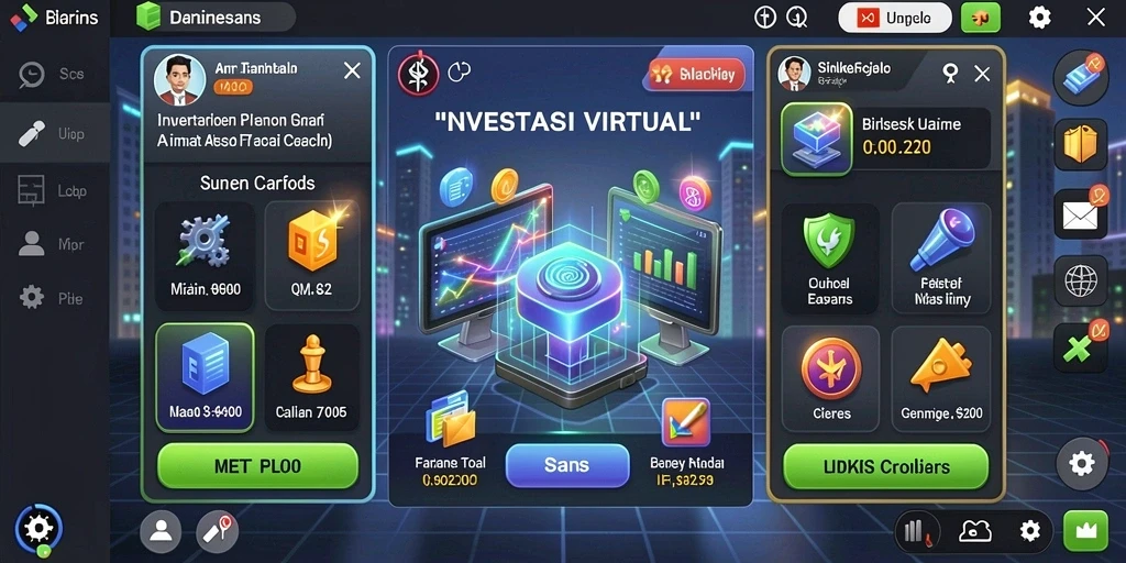 Fitur interaksi sosial yang memperkuat pengalaman bermain.
